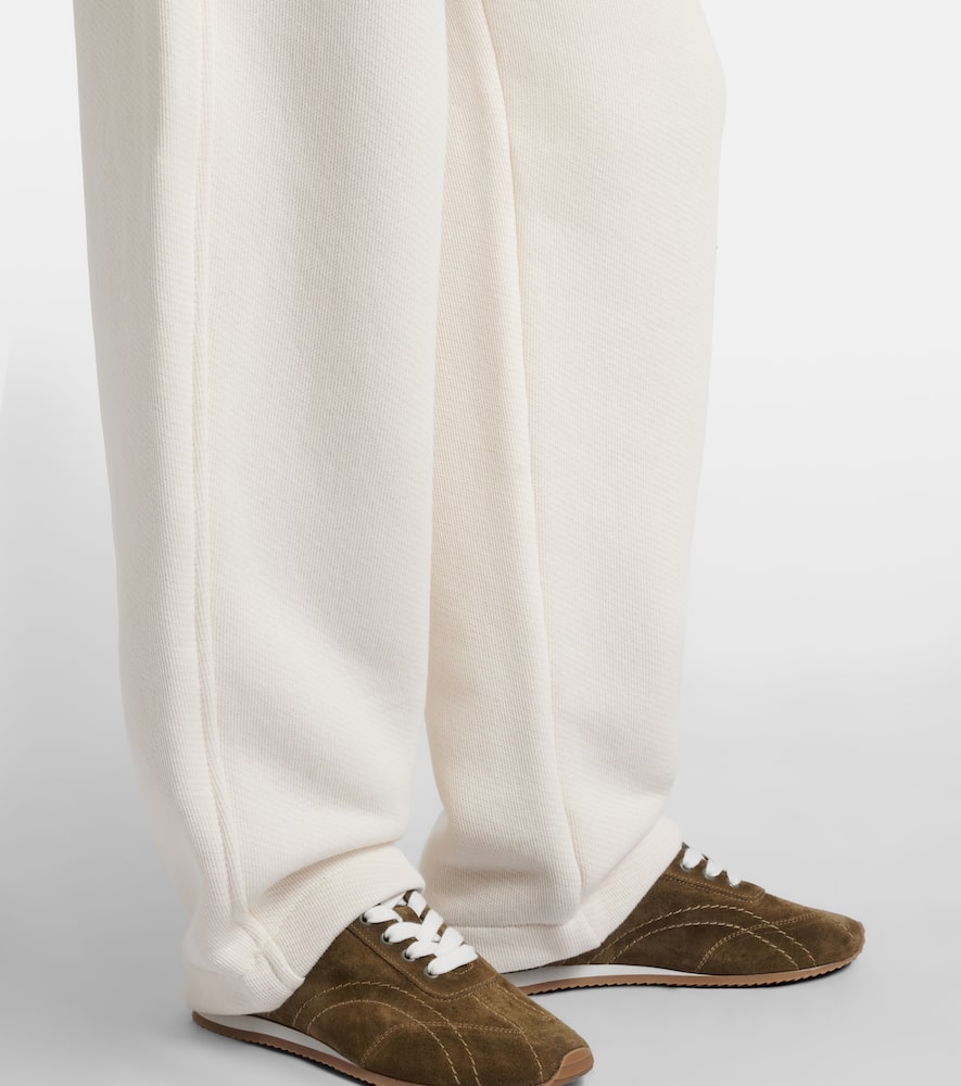 Dente cotton-blend sweatpants