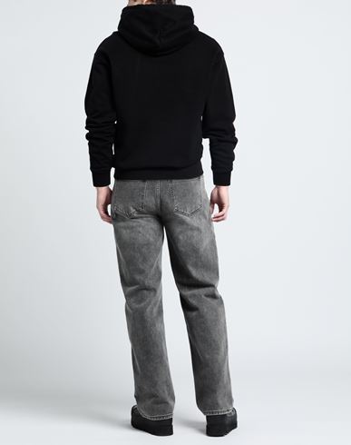 Man Sweatshirt Black Size XL Cotton