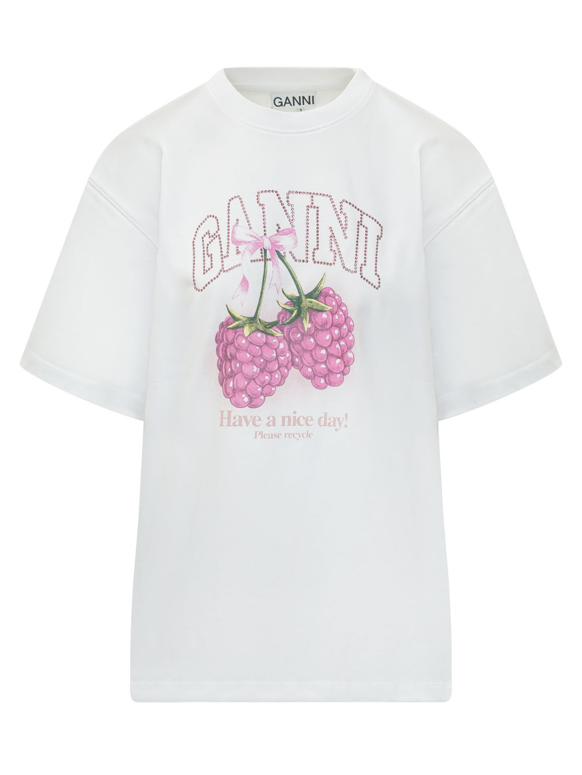 Raspberry Cotton T-shirt