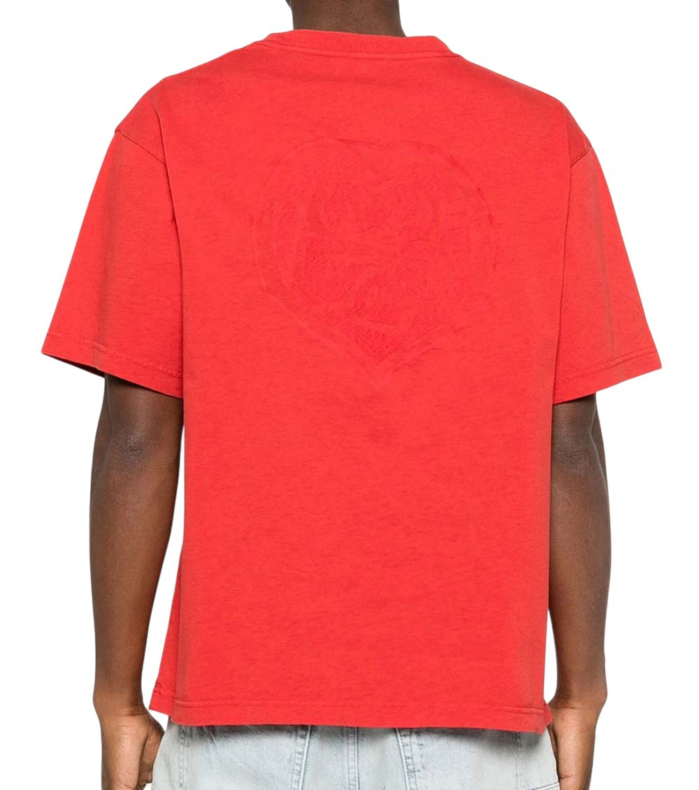 Red Logo Crew Neck T-Shirt