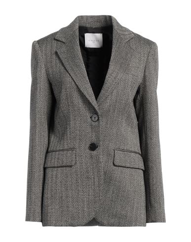 Woman Blazer Black Size 4 Polyester, Viscose, Elastane