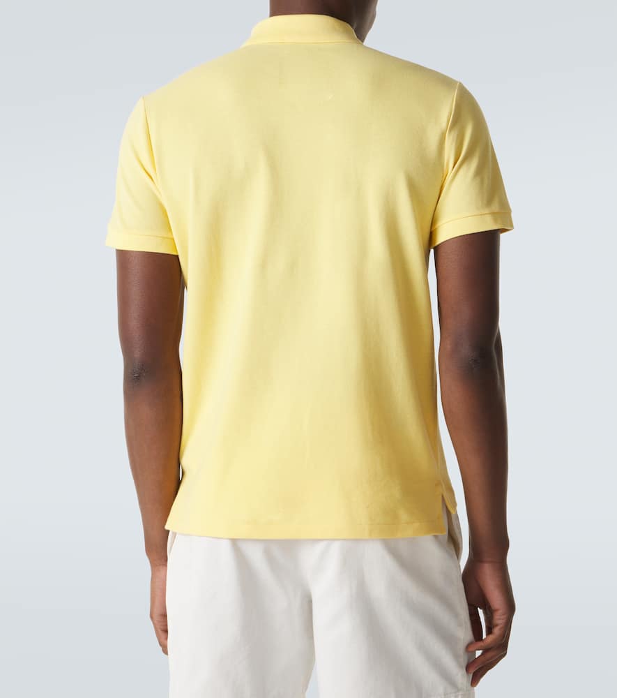 Logo cotton piqué polo shirt
