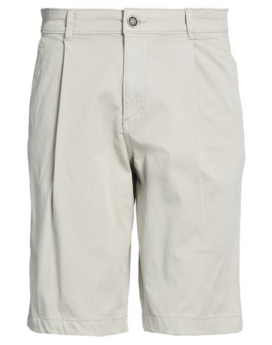 Pants Studio Man Shorts & Bermuda Shorts Sage green Size 31 Cotton, Elastane