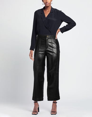 Aeron Woman Pants Black Size 6 Lambskin