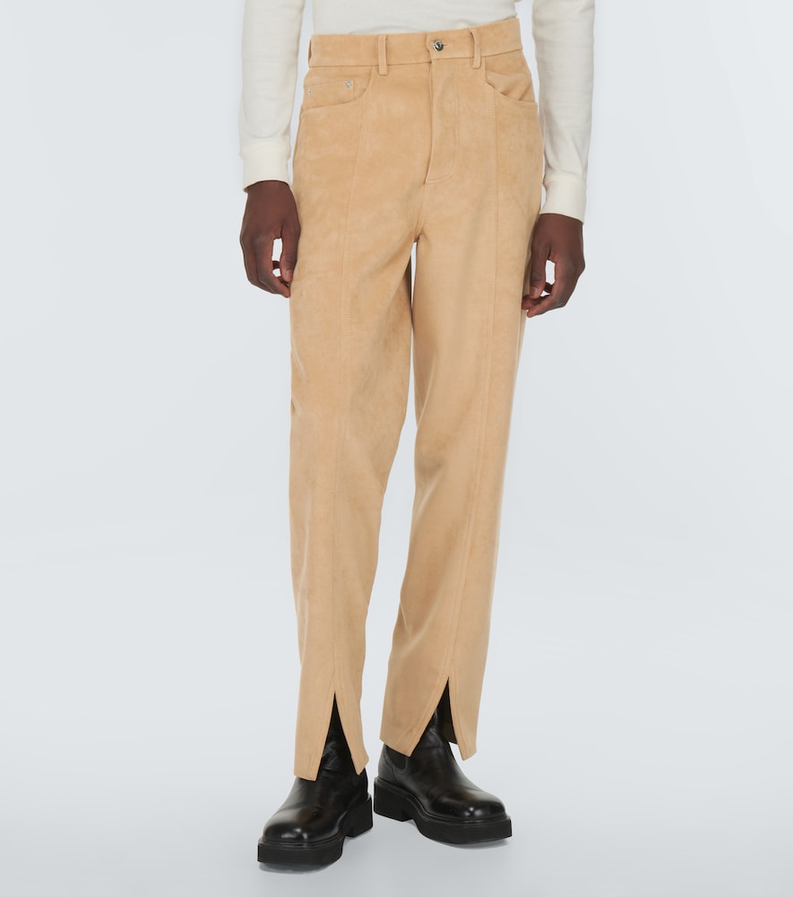 Nanushka Regenerated leather suede pants