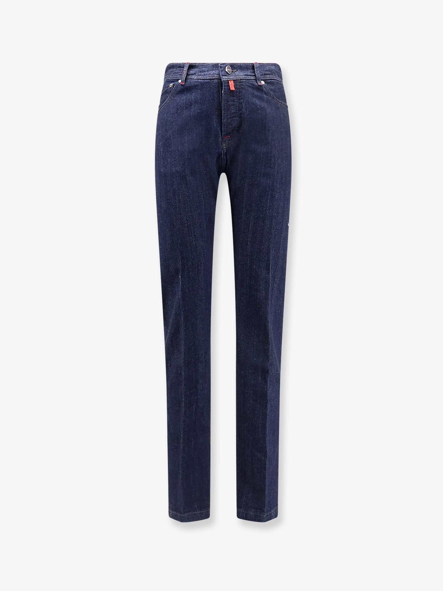 Cotton-Blend Jeans — Blue