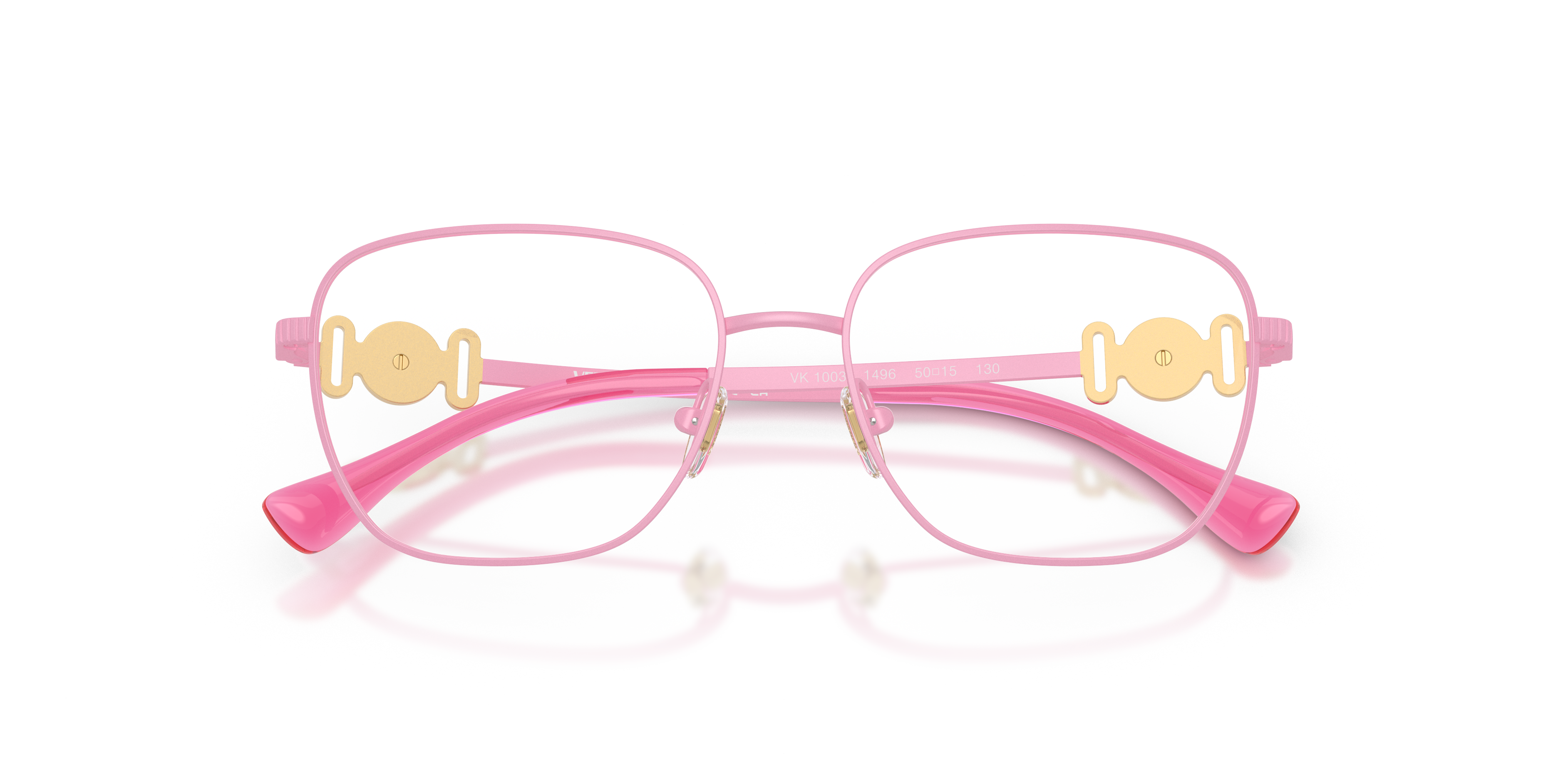 Versace Kid Versace VK1003 1496 Optical frames Metal Pink Transparent Pantos Norma