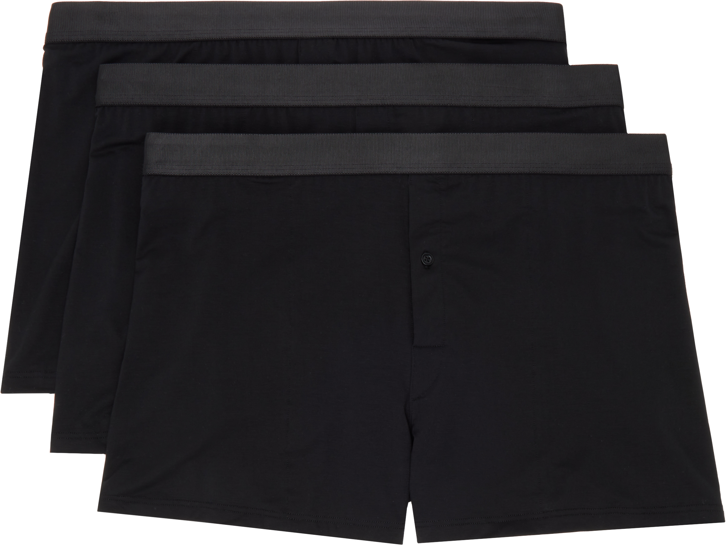 CDLP Three-Pack Black Boxers