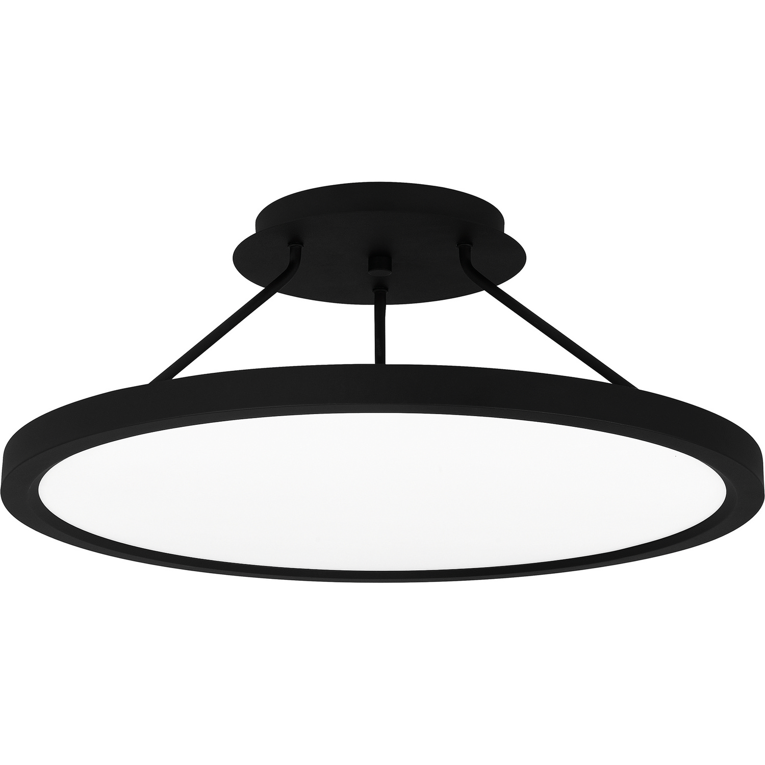 Outskirts LED Semi-Flush Mount in Earth Black
