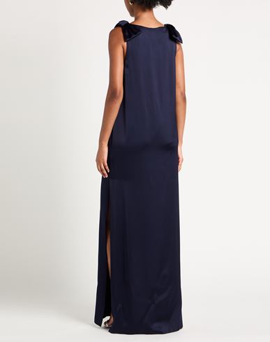 Woman Maxi dress Navy Size 6 Viscose