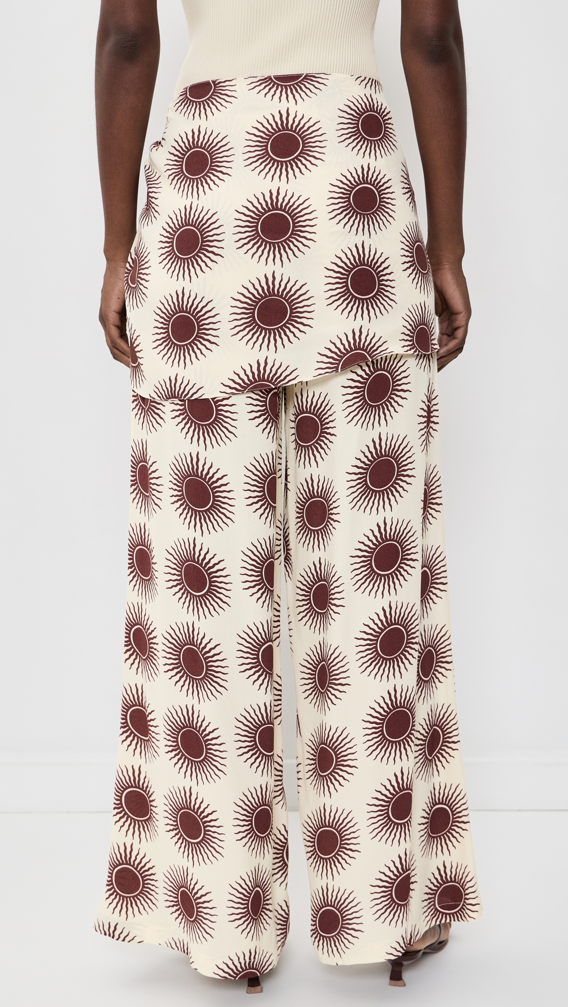 Scarf Pants Off-White Solaris