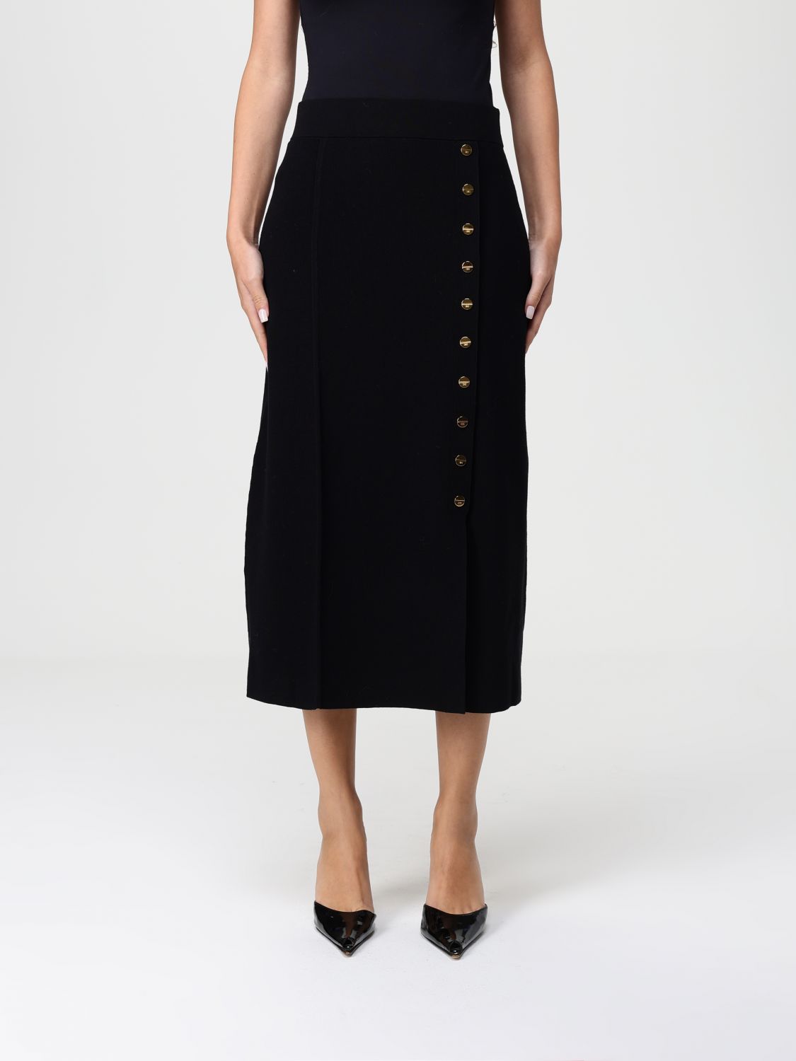 Skirt Woman color Black