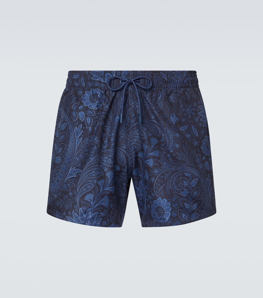 Paisley swim trunks