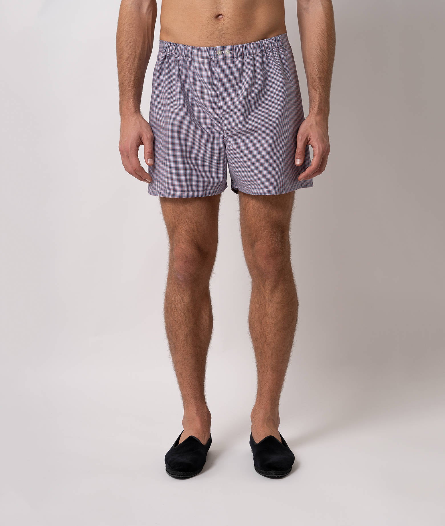 Boxer Shorts Square Blue Underwear - Men