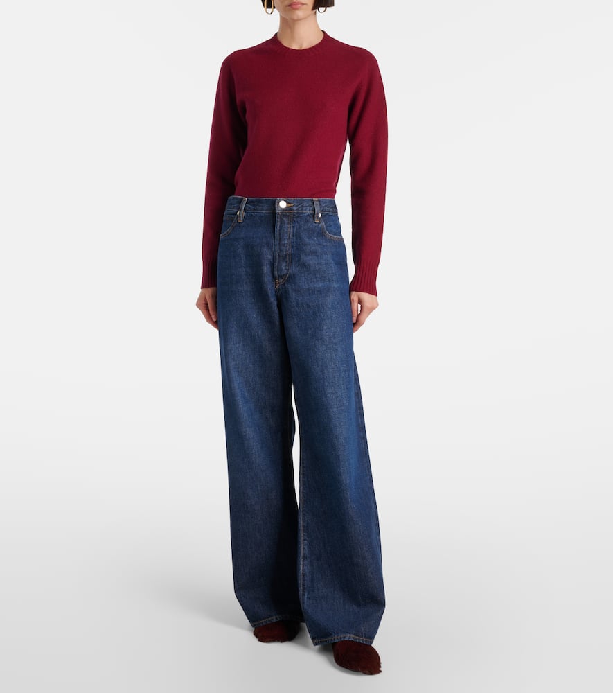 The Loose wide-leg jeans