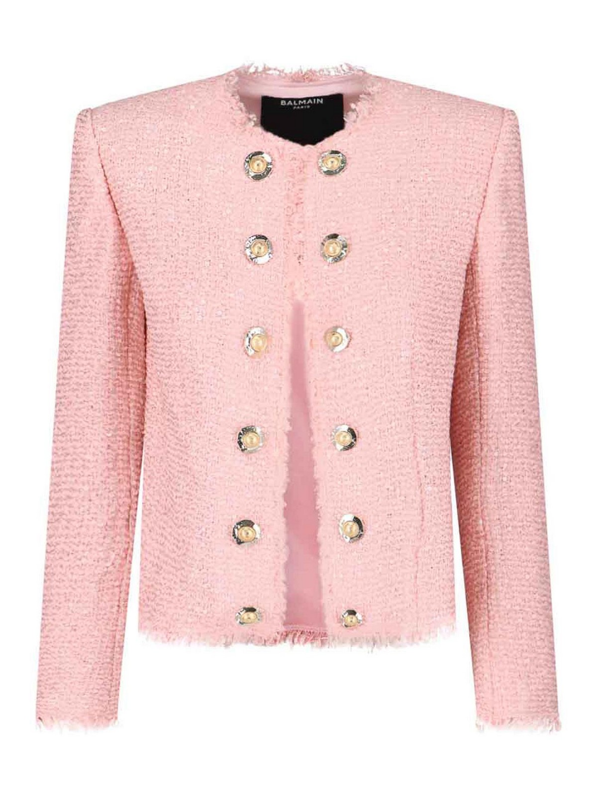 Tweed jacket with sequins