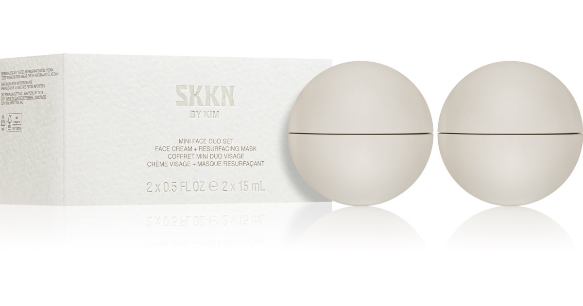 SKKN by Kim スキンケアデュオセット クリームと maschera 女性の顔