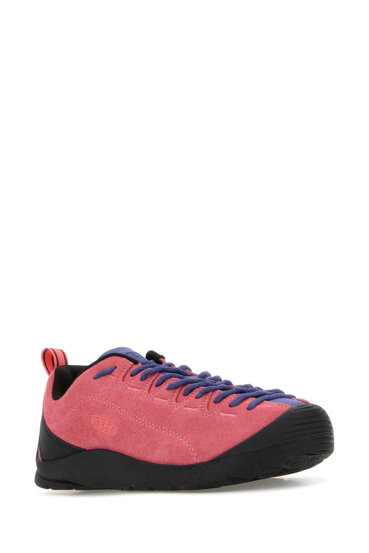 Keen Pink Suede Jasper Sneaker