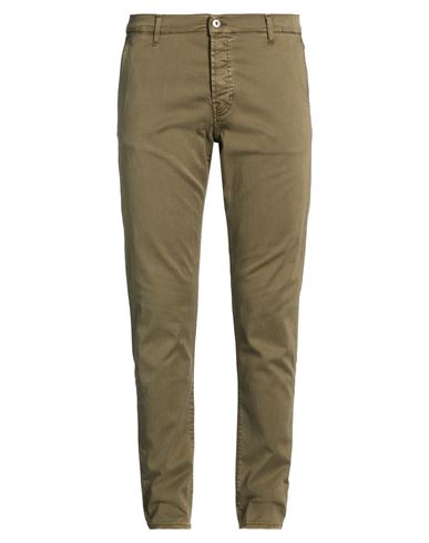 Roÿ Roger's Man Pants Military green Size 30 Cotton, Lyocell, Elastane