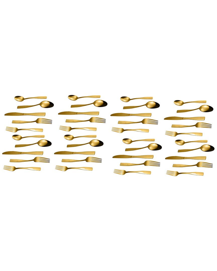 40Pc Stainless Steel Silverware Set