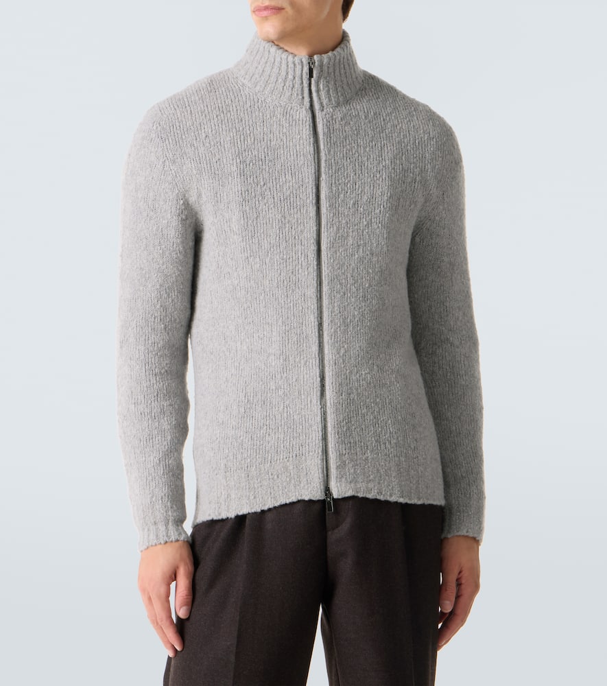 Wool and cashmere-blend cardigan