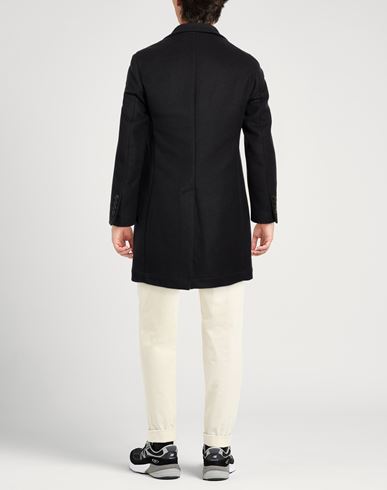Man Coat Midnight blue Size 38 Wool, Polyester, Cashmere, Pashmina