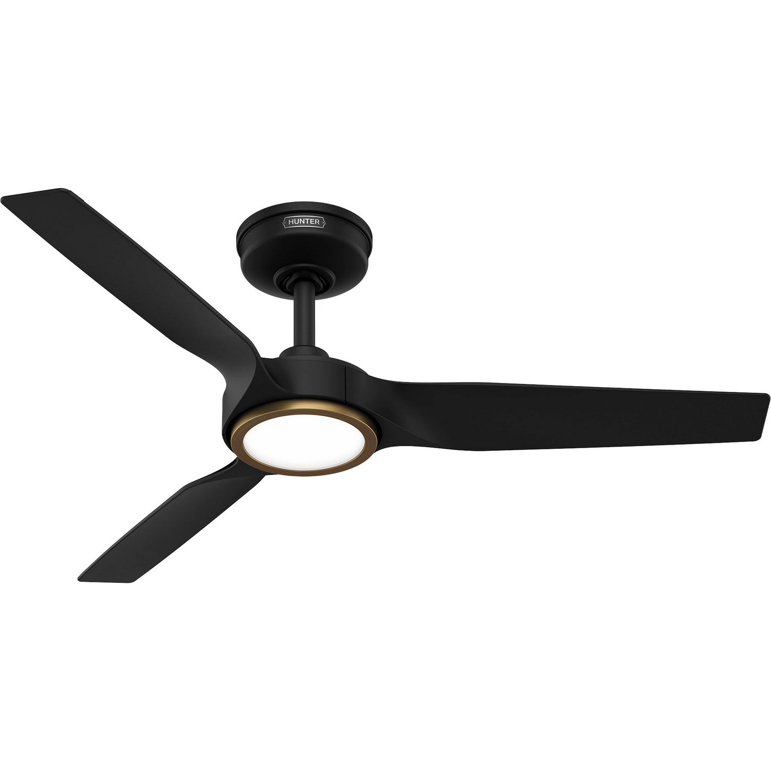 Matte Black 44" Ceiling Fan from the Zentech Collection