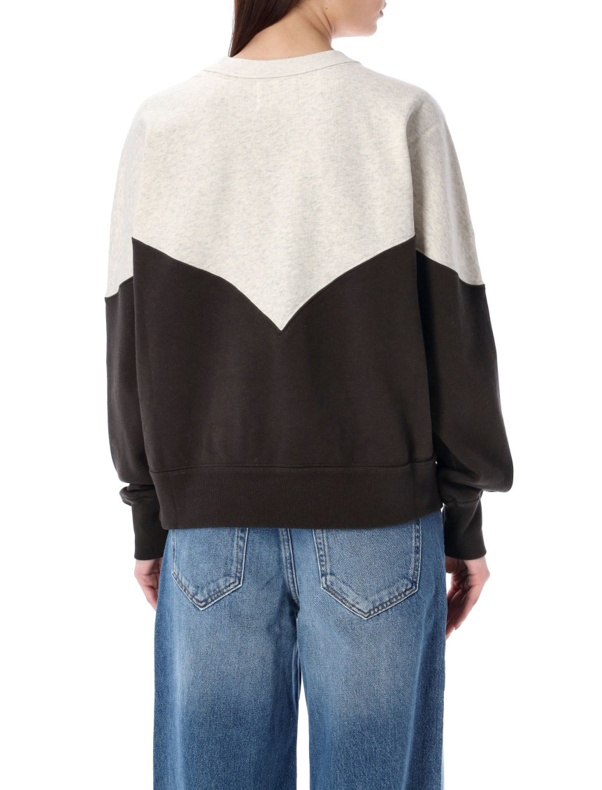 Black Flocked Logo Sweatshirt