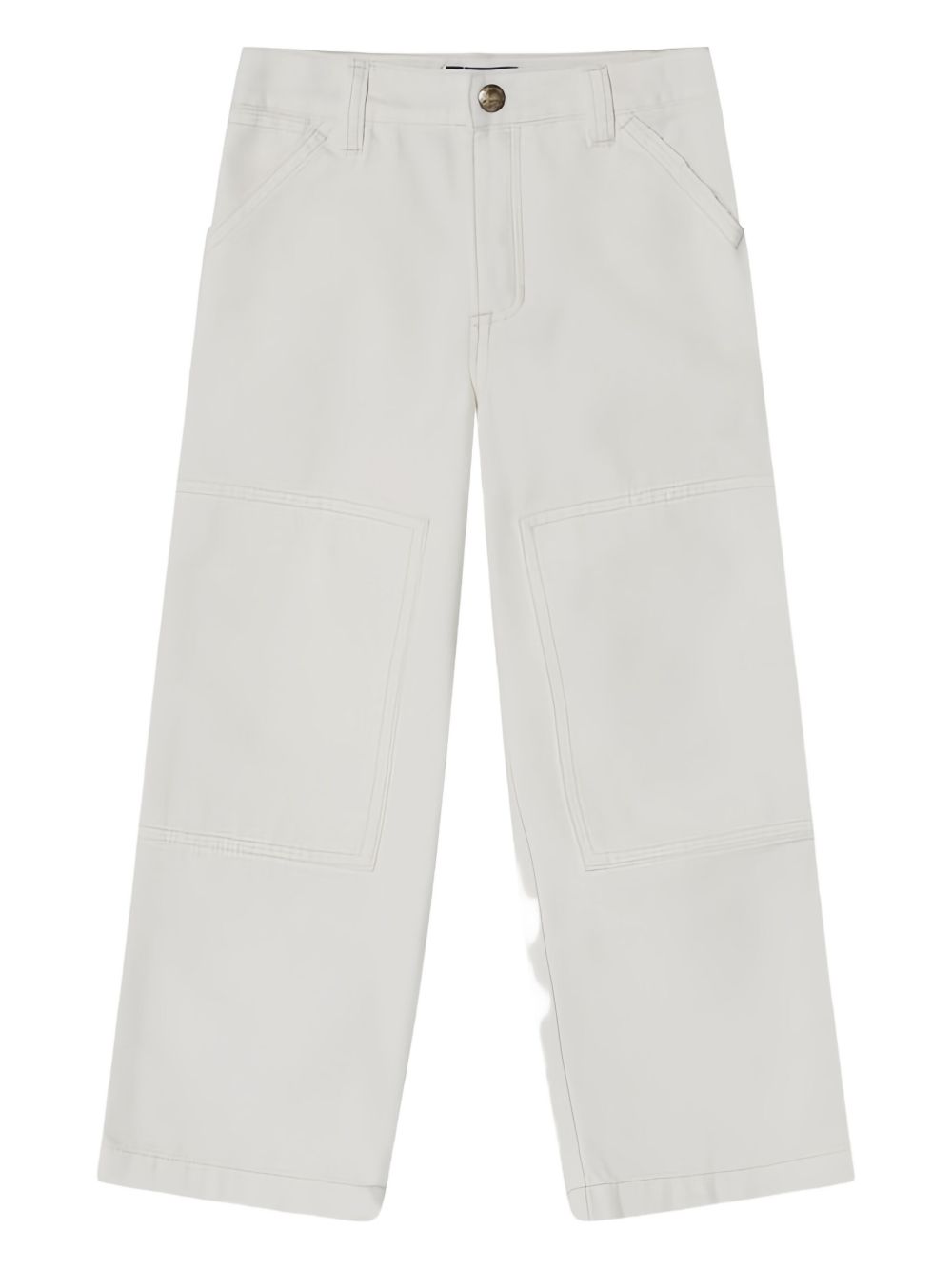 Cotton cargo pants - White