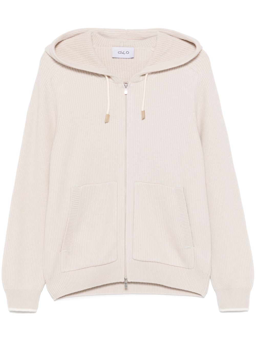 Hooded cardigan - Neutrals