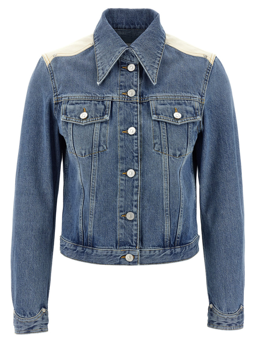 Givenchy - Denim Jacket Casual Jackets And Parka Blue