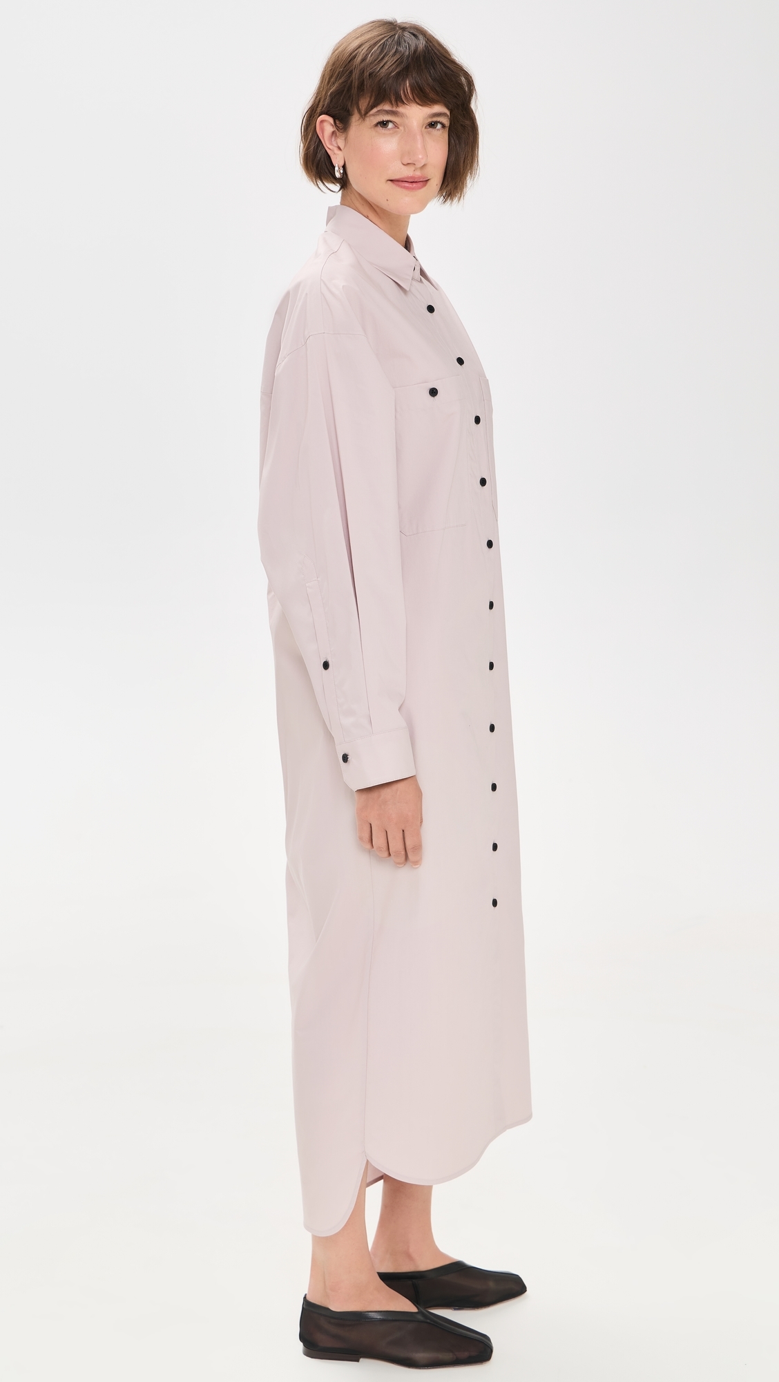 A. EMERY Judd Shirt Dress Thistle