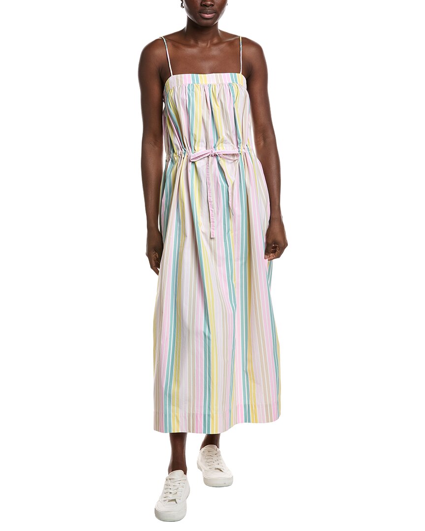 Stripe Maxi Strap Dress