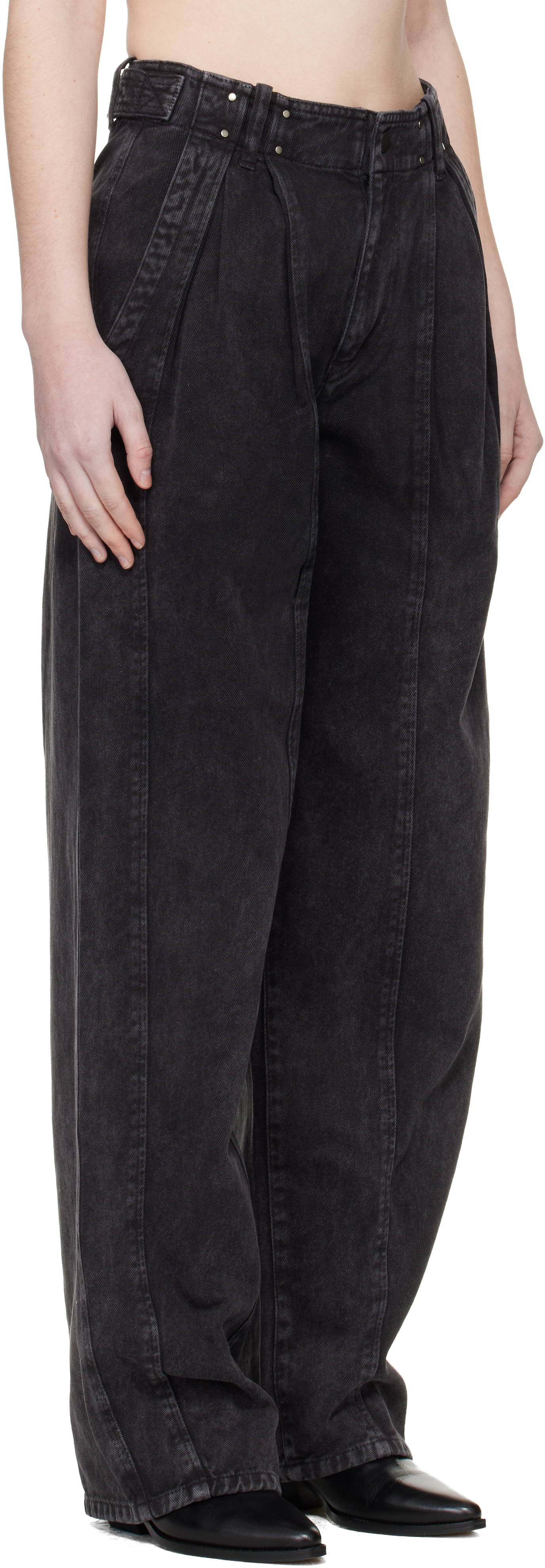Black Ireme Trousers