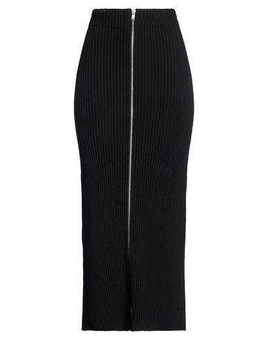 Woman Maxi skirt Black Size 0 Cotton