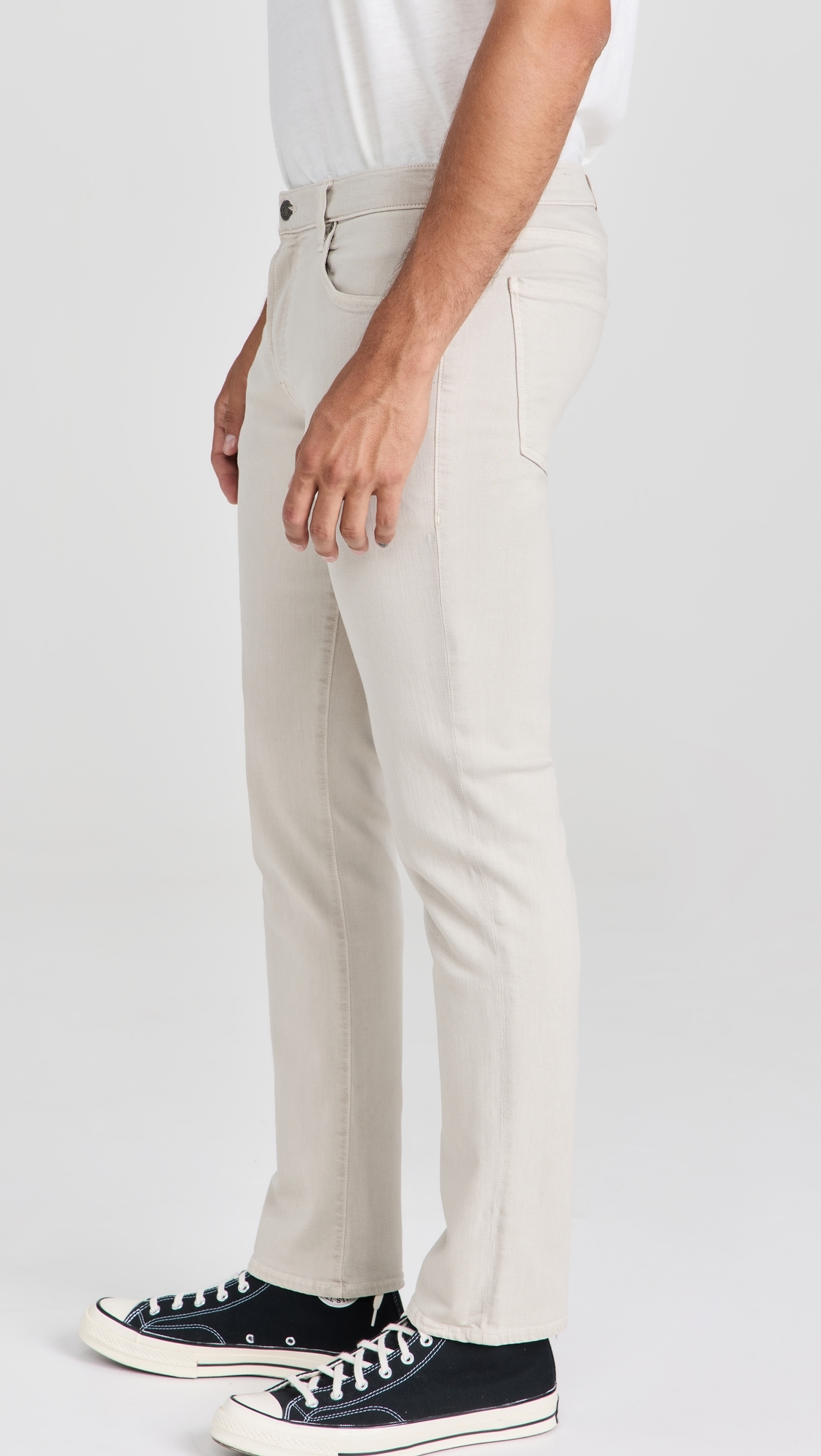 Gage Slim Straight Soft Weft Jeans Gris