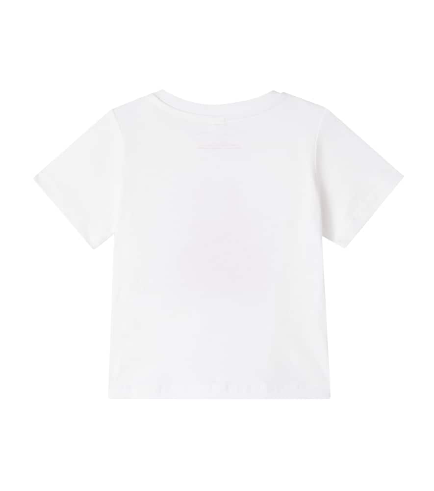 Baby logo printed cotton jersey T-shirt