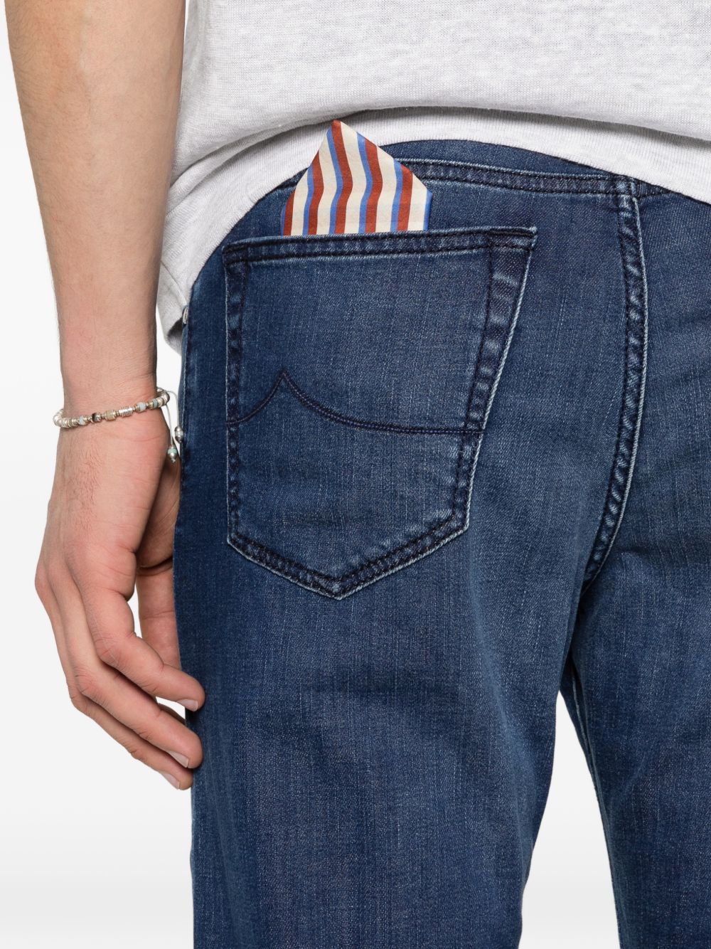 Jacob Cohen - bard slim jeans belt loops design