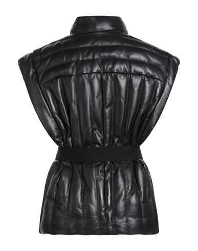 Woman Jacket Black Size 4 Lambskin, Polyester, Polypropylene