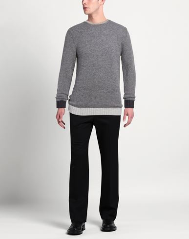 Man Sweater Grey Size XXL Wool