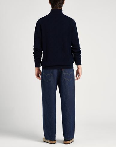 Man Turtleneck Midnight blue Size 44 Cotton, Wool, Cashmere
