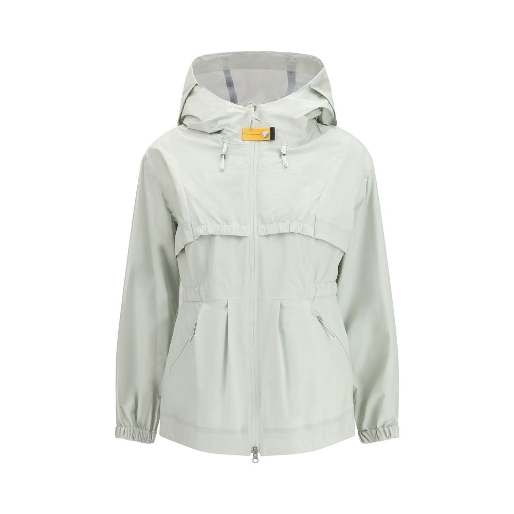 Waterproof Three-Layer Laminated Polyamide Jacket — White