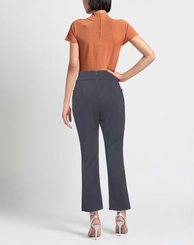 Woman Pants Black Size 8 Polyester, Elastane
