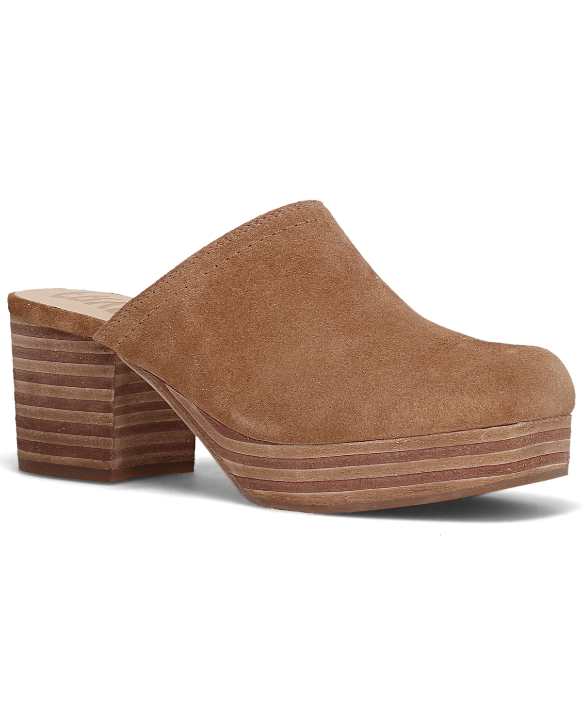Women's Campus Slip-On Mules Clogs - Almond Suede