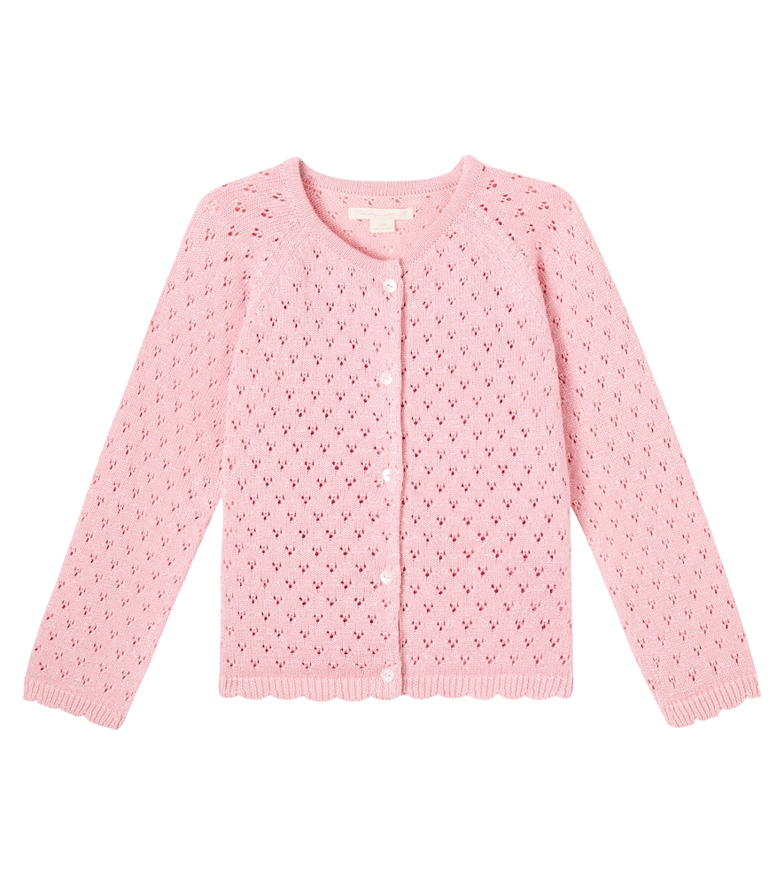 Konges Sløjd Hannah cotton-blend lamé cardigan