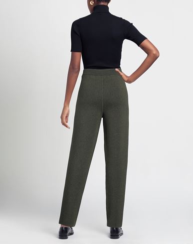 B. a. Printed Artworks Woman Pants Military green Size L Cashmere