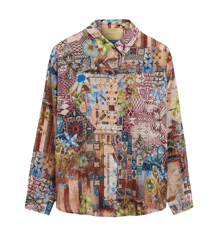 Momonì Soft Fit Shirt with Unique Back Slit - Women's SS26