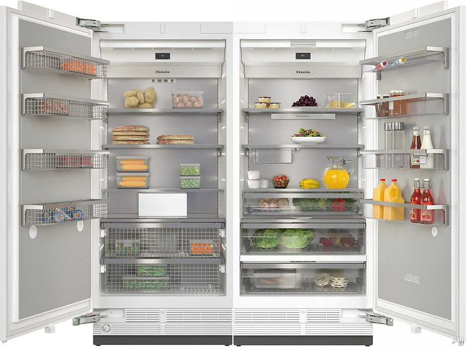 Miele MasterCool Side-by-Side Column Set with 36" Refrigerator and 36" Freezer Panel Ready MIREFFR
