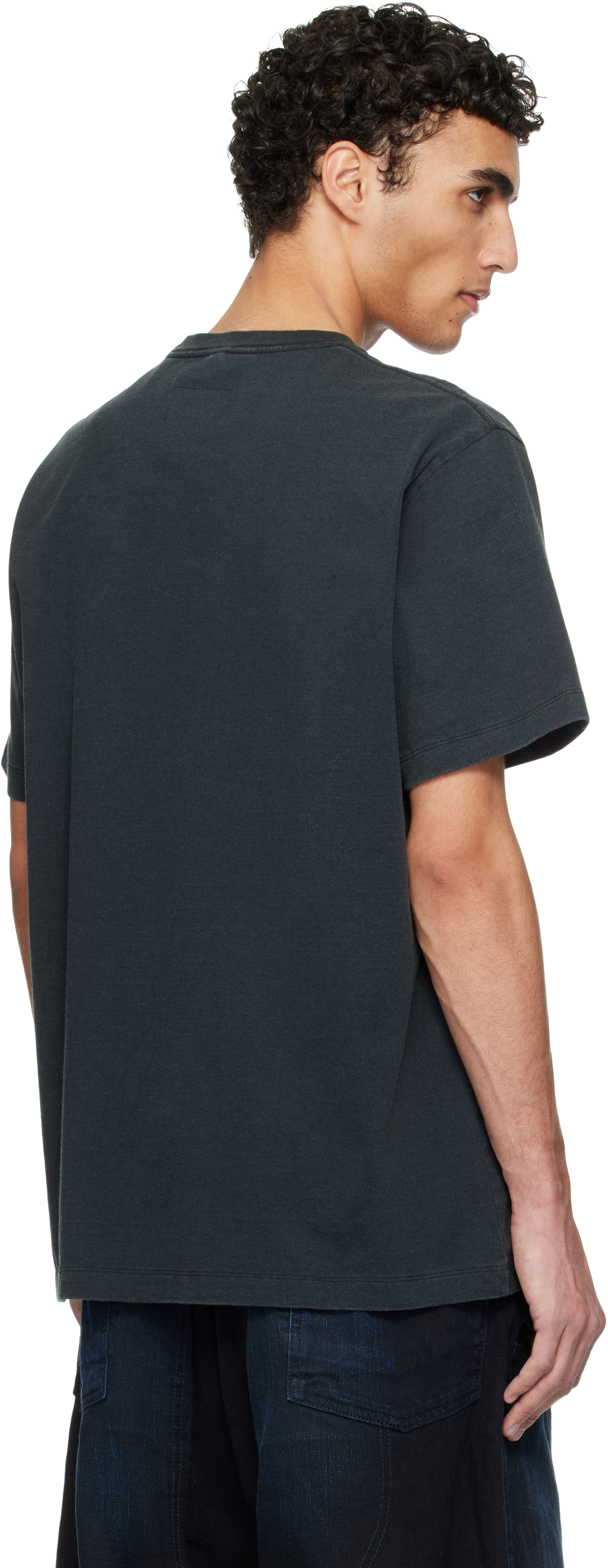 Doublet Black 'DOUBLET2025SS' Logo T-shirt