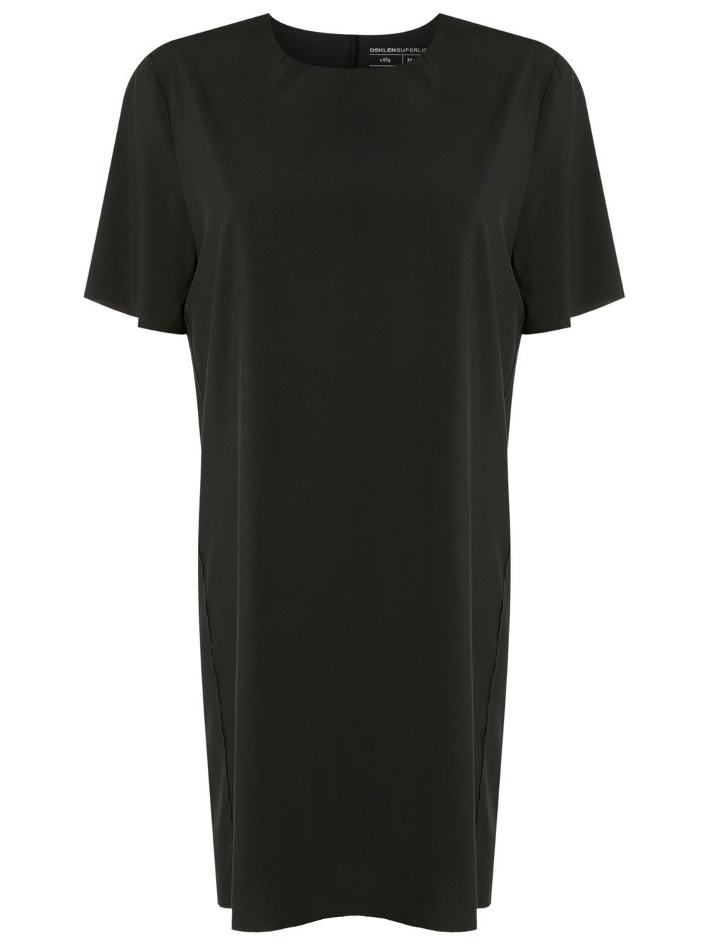 Short-sleeved T-shirt dress - Black